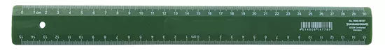 Dux Lineal – Kunststoff – 31,5 cm – flexibel – Skala cm/mm – Olivgrün