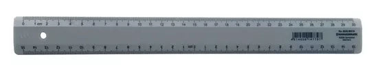 Dux Lineal – Kunststoff – 31,5 cm – flexibel – silbergrau