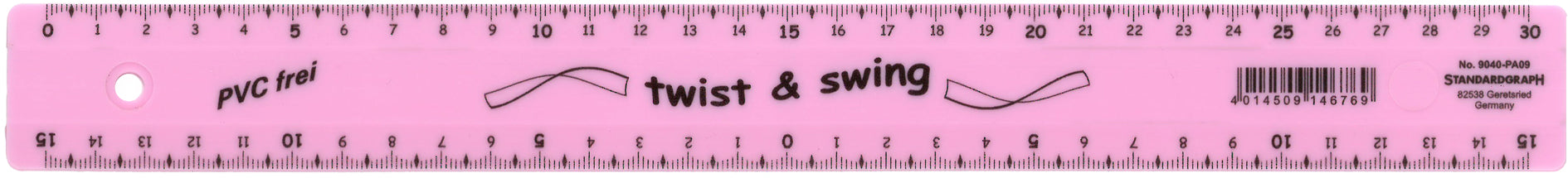 Dux Lineal – Kunststoff – 31,5 cm – flexibel – Pastelllila