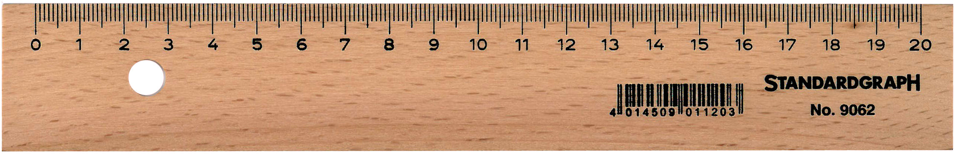 Dux Lineal – Holz – 21,6 cm – Stahleinlage