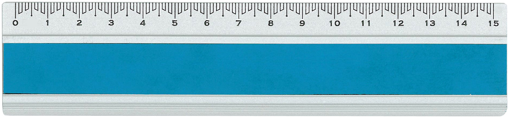 Dux Lineal – Aluminium – 15,9 cm – türkis