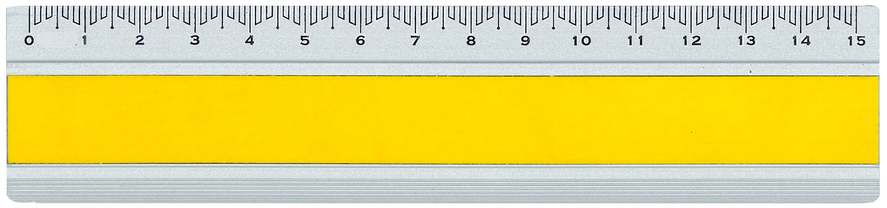 Dux Lineal – Aluminium – 15 cm – gelb