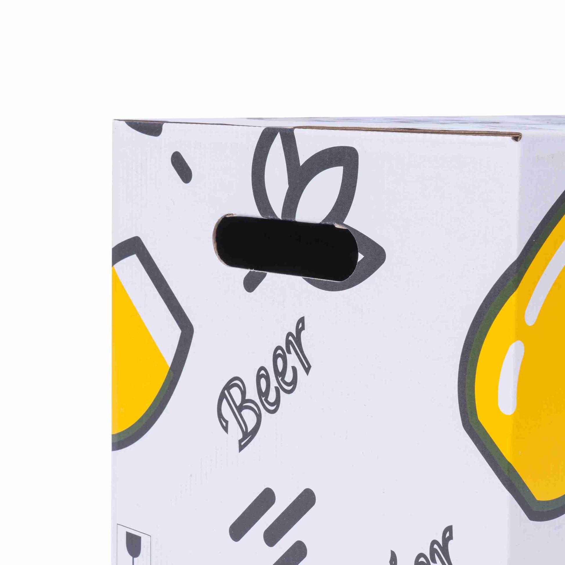 Model Versandverpackung – für 24 × 0,33 l, max. 235 mm & Ø60 mm – 361 × 241 × 235 mm – 1 Palette (640 Stk.)