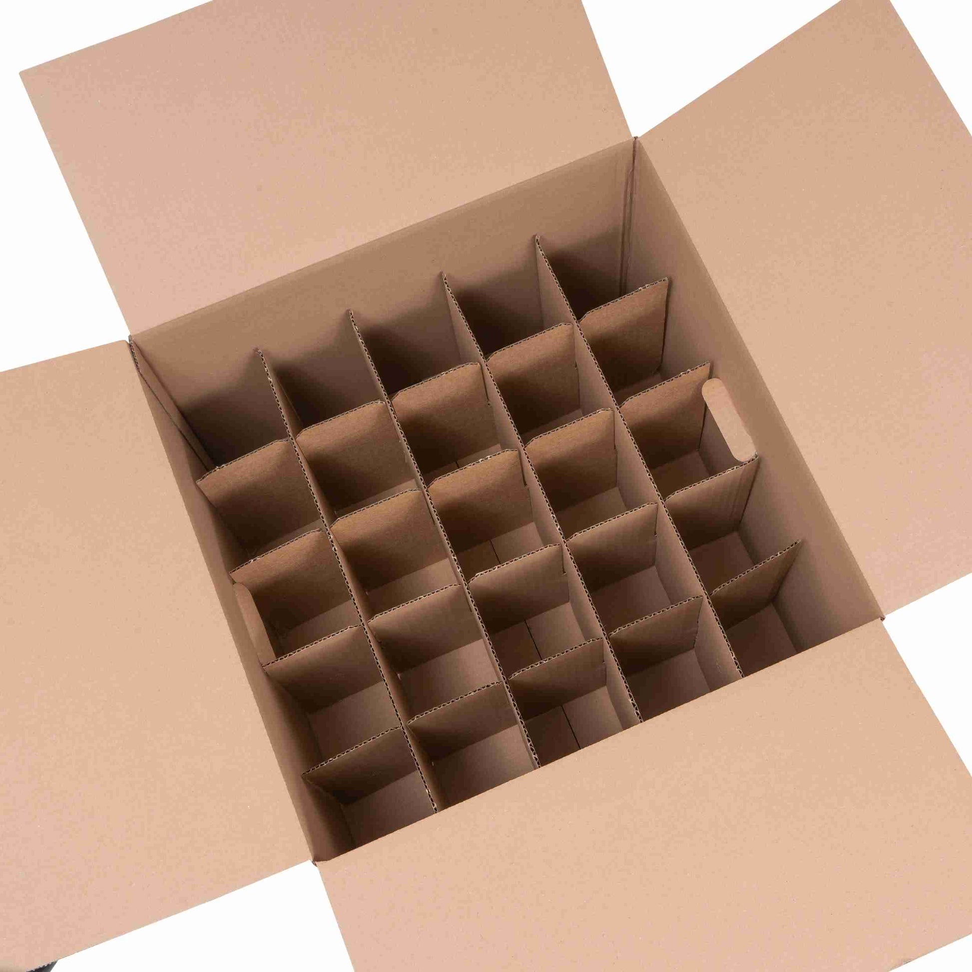 Einlagekarton – 480 × 220 mm – braun – für Umzugsboxen – 1 Palette (2'592 Stk.)
