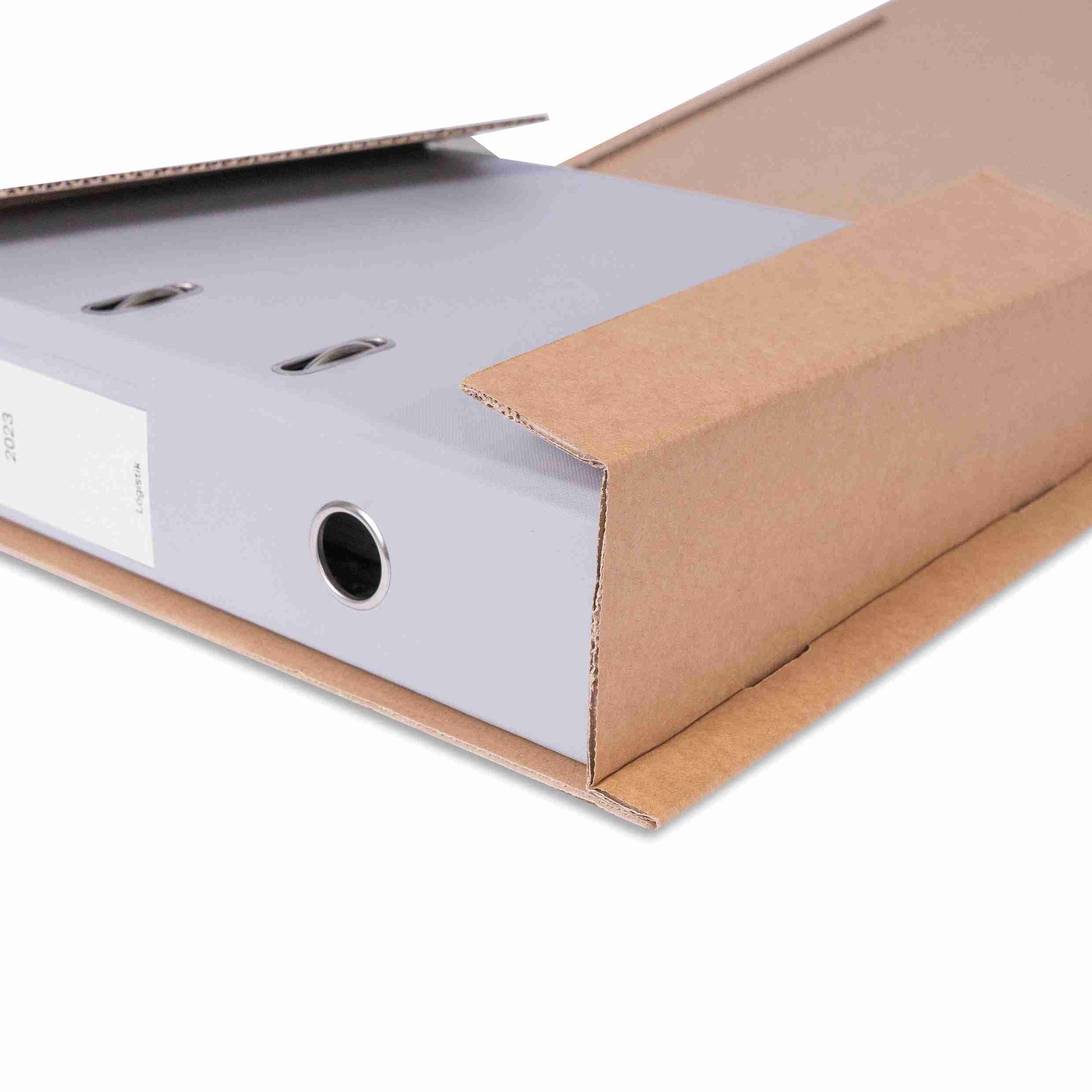 Model Versandverpackung – 320 × 290 × 80 mm, braun, selbstklebend – 1 Stk., ab 300 Stk.