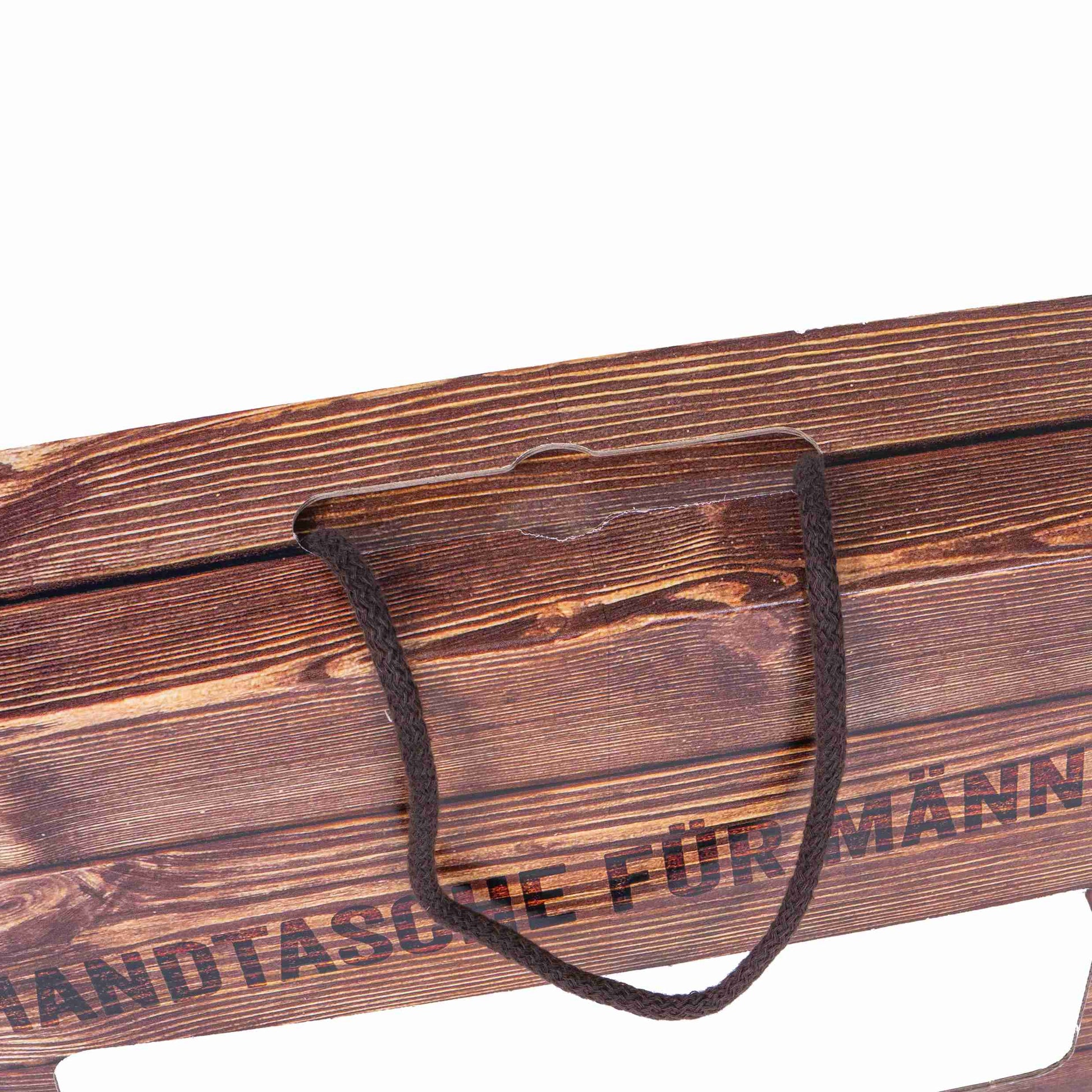 Weinpräsentkarton braun – Innenmass 240 × 310 × 65 mm – für 5 Flaschen – 1 Stk., ab 100 Stk.
