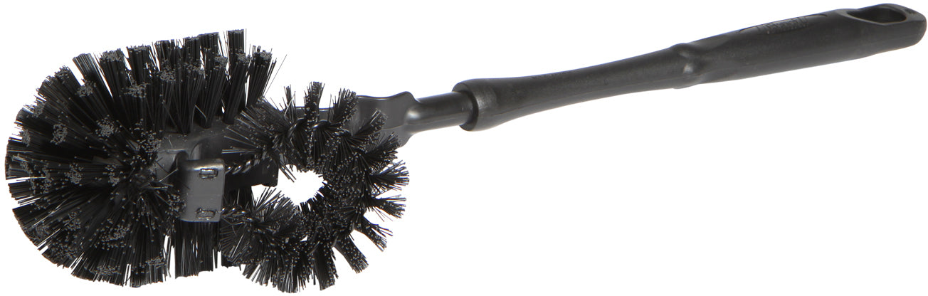 Ebnat WC-Bürste – Kunststoff, mit Randreiniger, flexiblem Kopf, H 37,5 cm