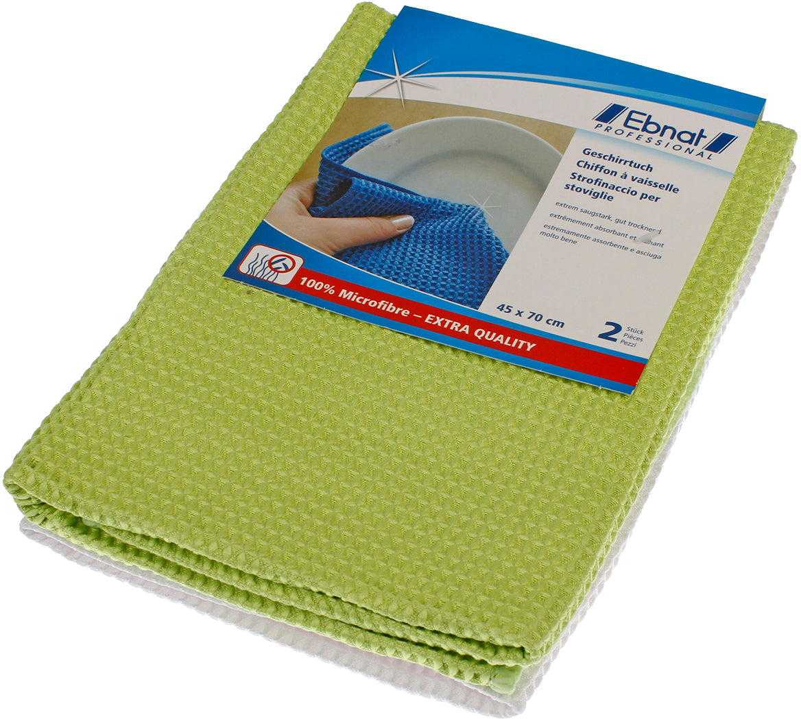 Ebnat Mikrofasertuch – assortiert – 15,5 × 26,5 cm – 2er-Set