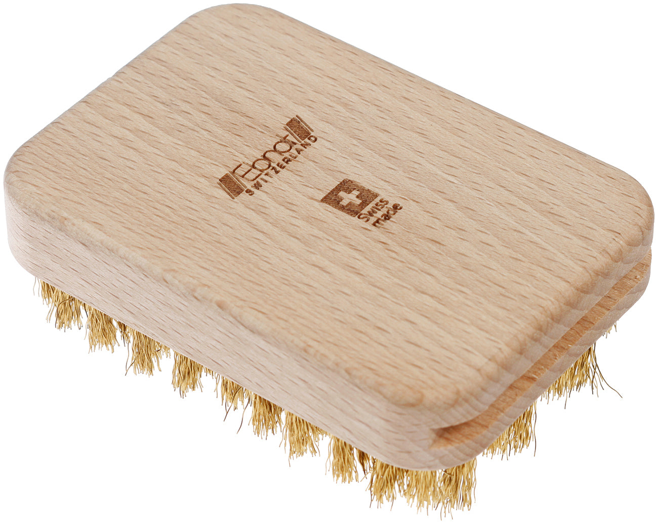 Ebnat Ersatzbürste Grillbürste – Buche, Messingdraht, 20,5×6,5×3,5 cm, Holz, 2er-Set, für Grillbürste
