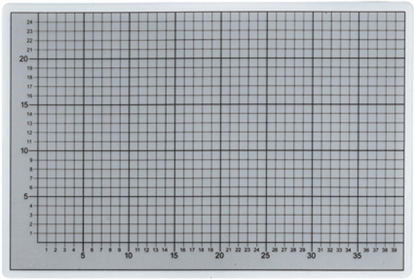 ECO BRA Schneidematte – 30,2 × 45,2 cm – Transparent – 5 mm