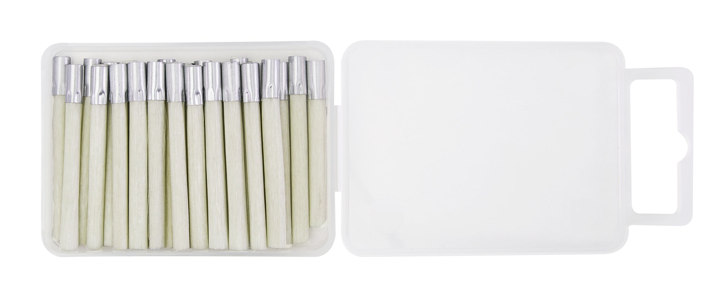 ECO BRA Ersatzradierer 760320 – für ECOBRA Glas-Radierer 760300, Glasfaserpinsel, 45 × 3 × 3 mm, 25 Stk.