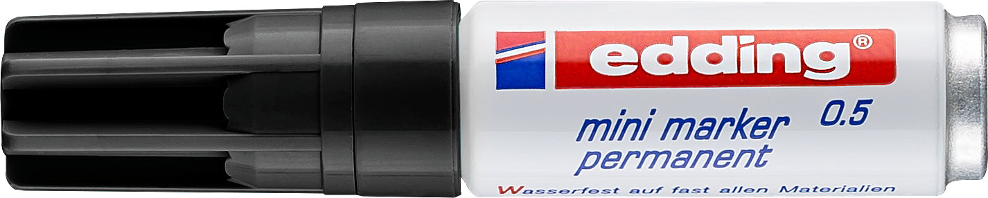 Edding Mini Permanentmarker – 1,5–3 mm – Schwarz
