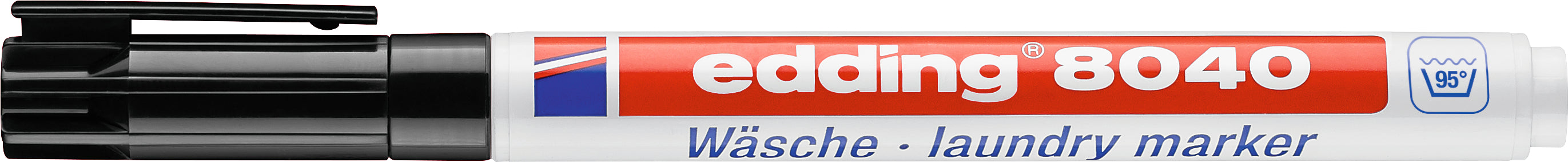 Edding 8040 Textilmarker – Rundspitze 1 mm – Schwarz