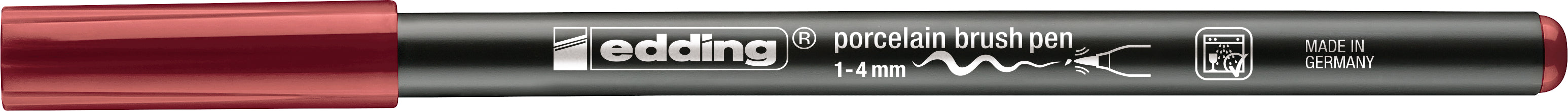 Edding 4200 Paint Marker – Pinselspitze 1–4 mm – Karminrot