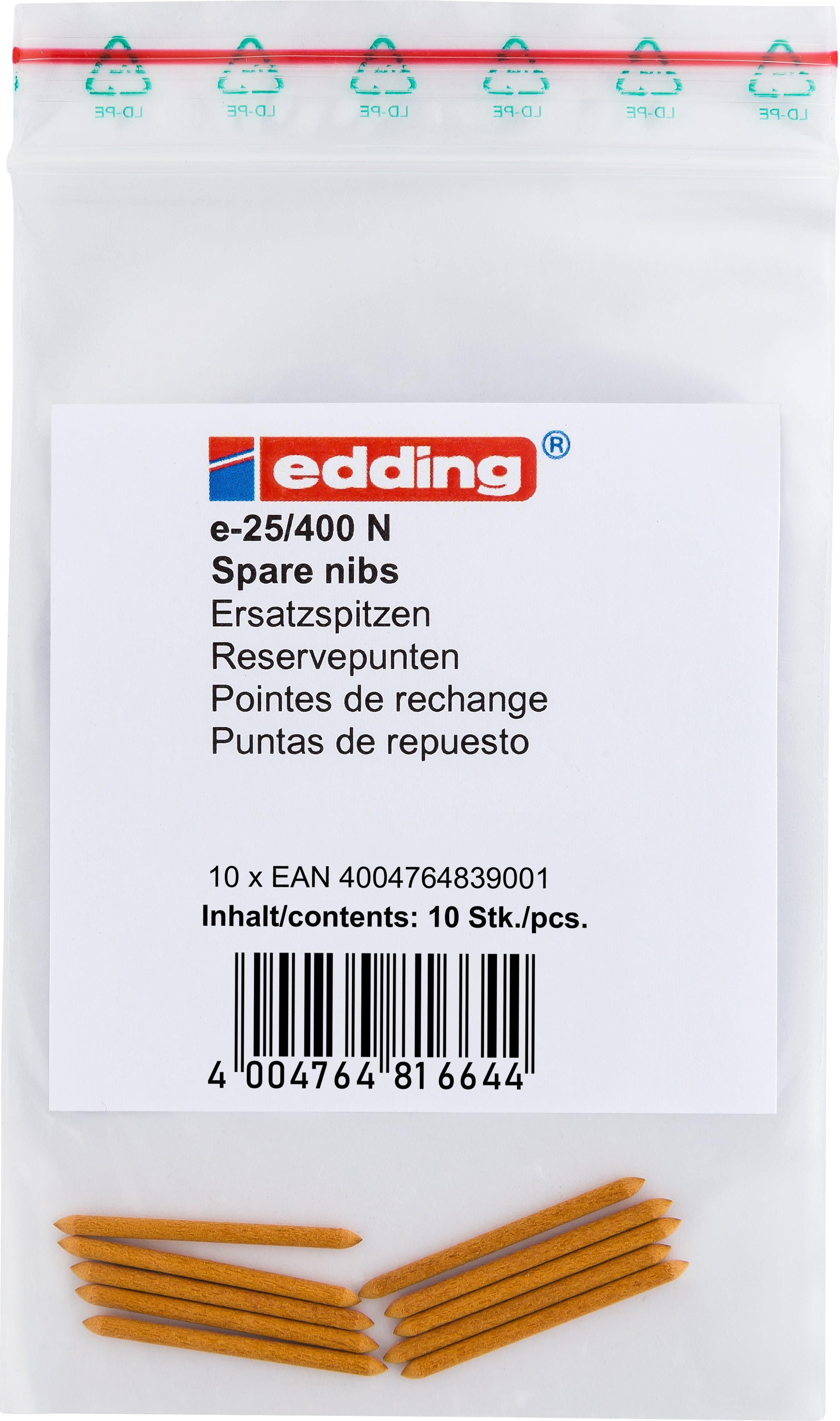 Edding Ersatzspitzen – für edding 400N, N400, 10er-Pack