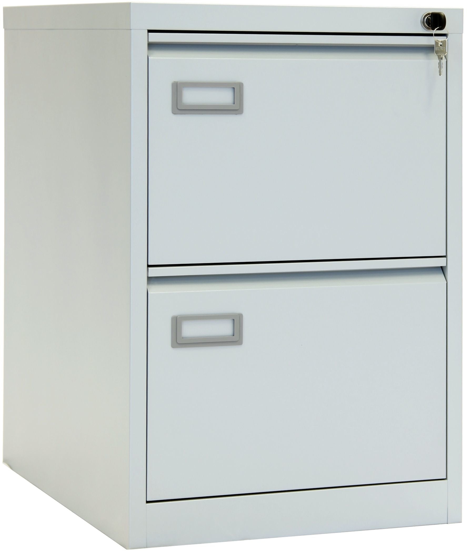 Edgy HR-Schrank 3442/0101 – Hängeregistraturschrank, 2 Schubladen, abschliessbar, Stahl, 645 × 715 × 490 mm