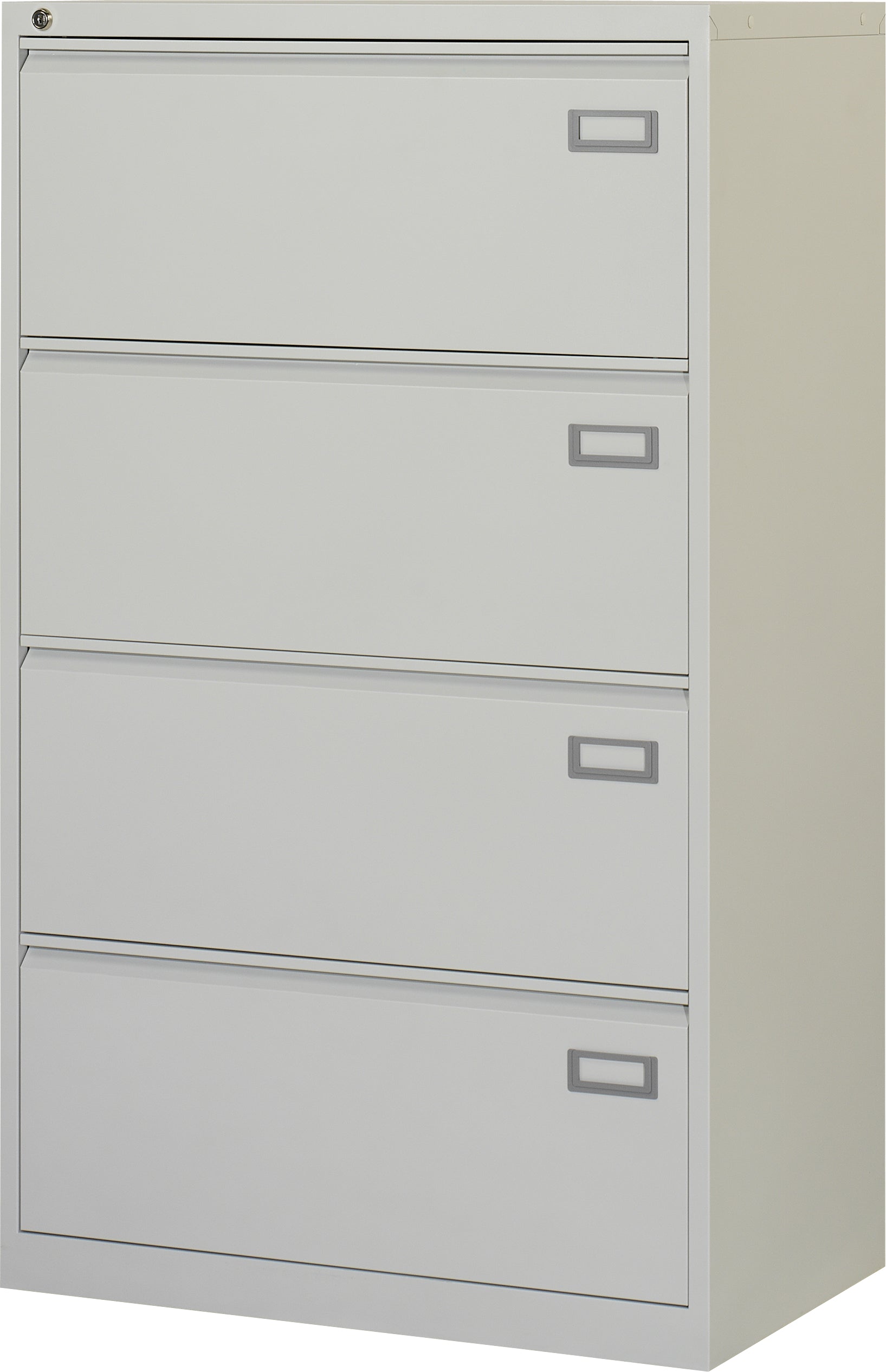 Edgy 3484/0101 – Hängeregistraturschrank, 4 Schubladen, 820 × 1330 × 510 mm, Lichtgrau