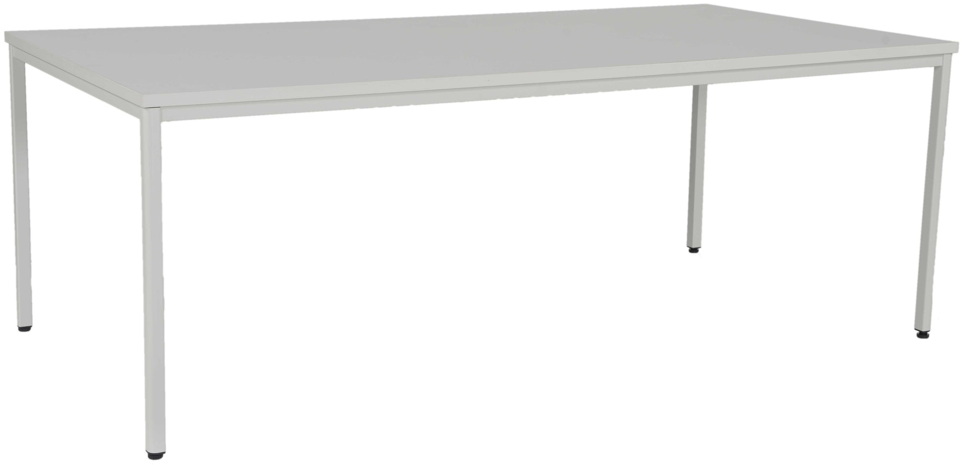 Edgy NG300 – Schreibtisch, 102 × 201 cm, grau