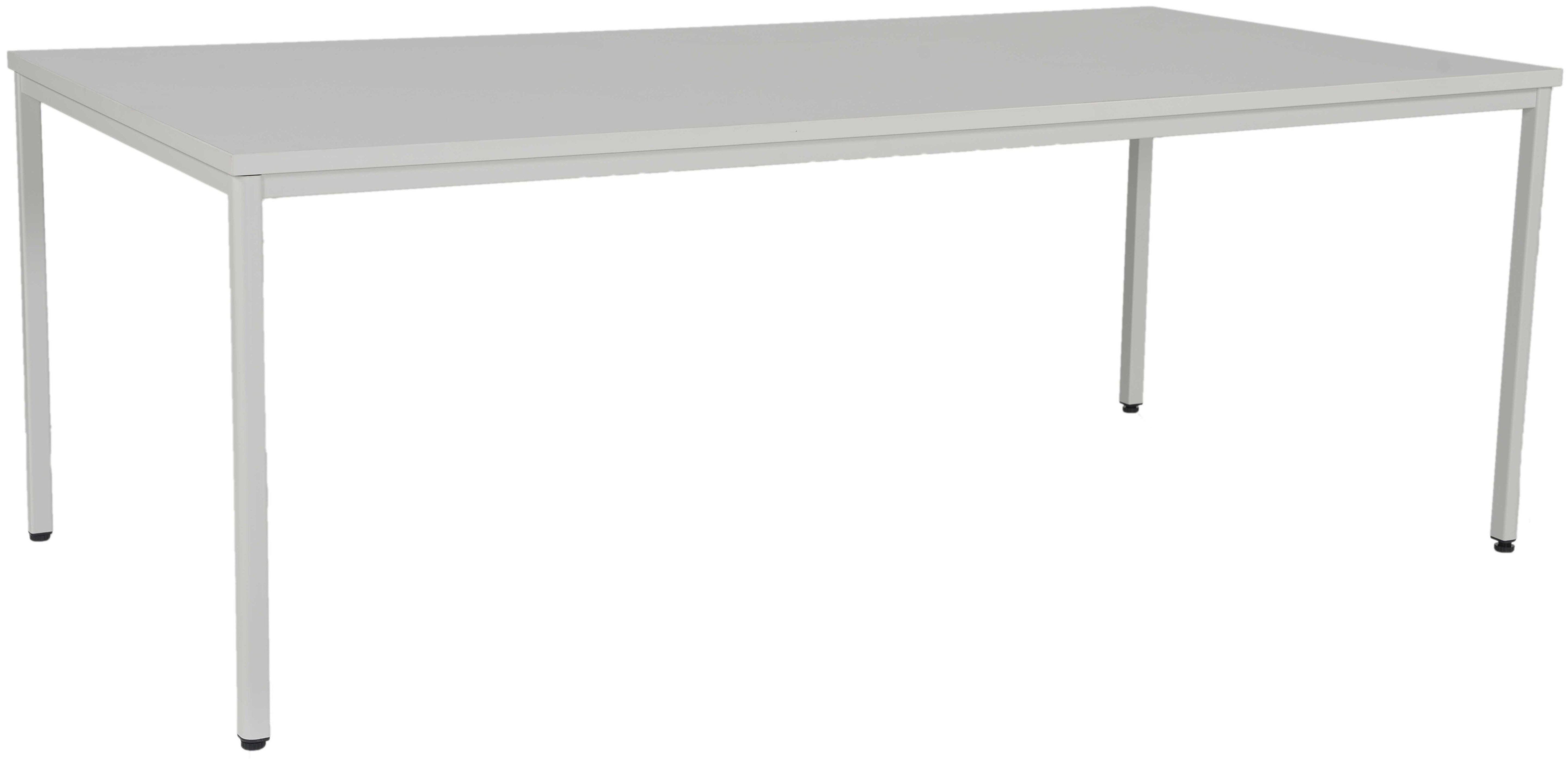 Edgy NG300 – Schreibtisch, 102 × 201 cm, grau