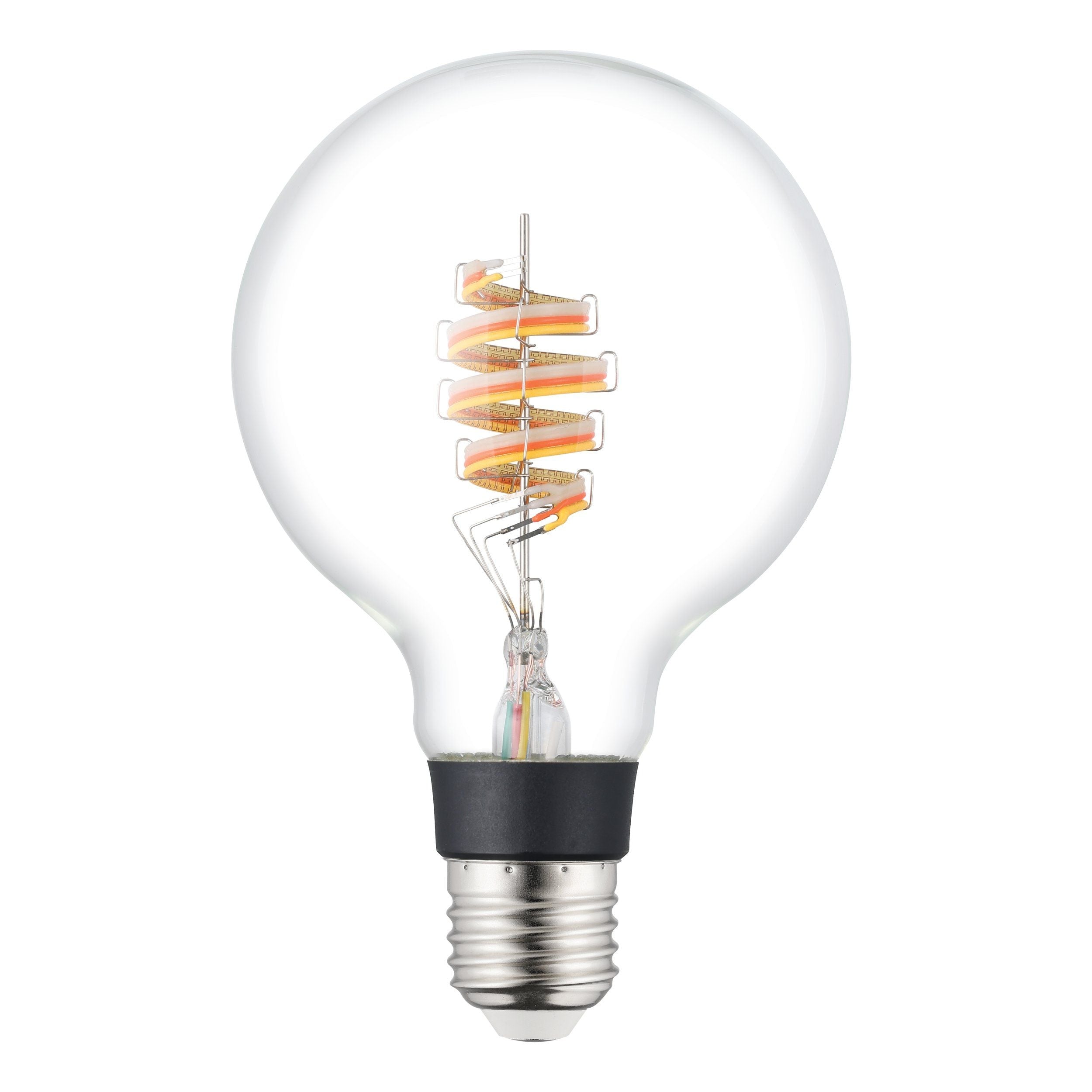 Eglo Smart-Leuchtmittel E27 G95 – Warmweiss/Neutralweiss/Kaltweiss, dimmbar, Bluetooth/Zigbee 3.0 – connect.Z