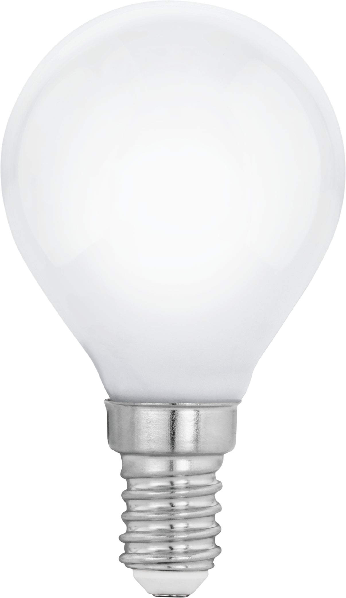 Eglo Leuchtmittel E14 A60 – 470 lm, 4 W, Warmweiss – Weiss, Glas