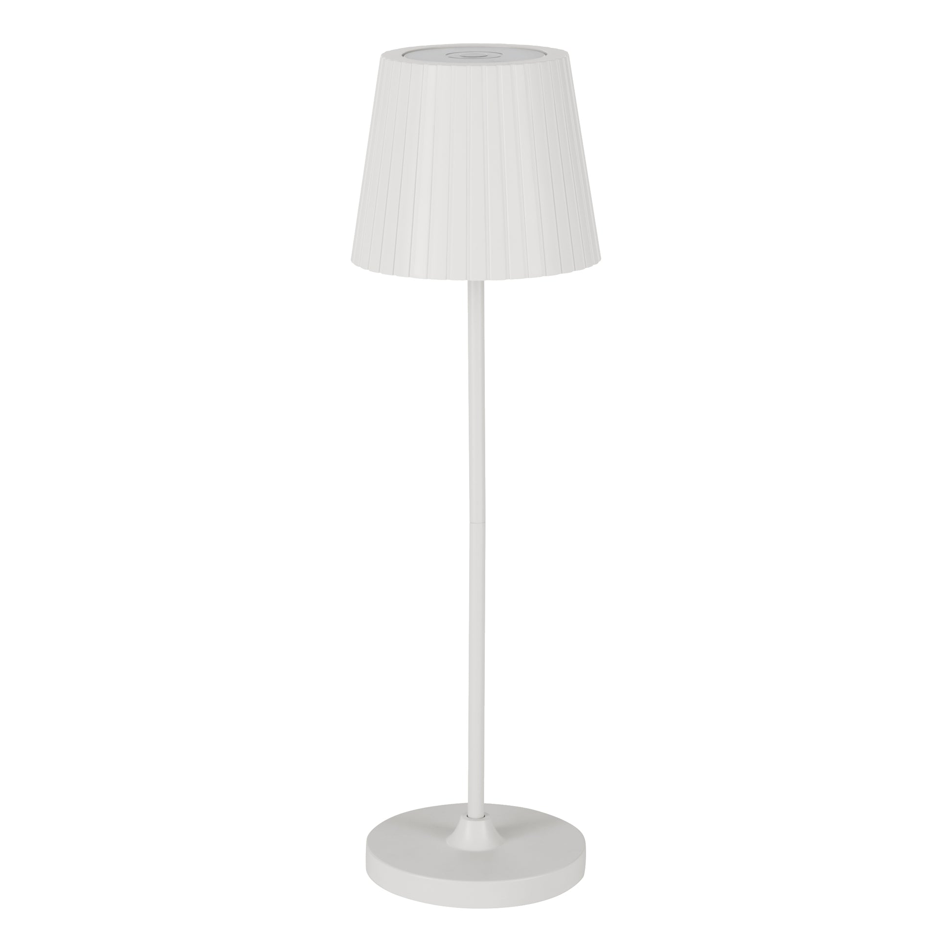 EGLO Tischleuchte Cabozo 75793 – 13 × 13 × 11,5 cm, 300 lm, 2400/3000/4000 K, dimmbar, weiss, Akku, Touch