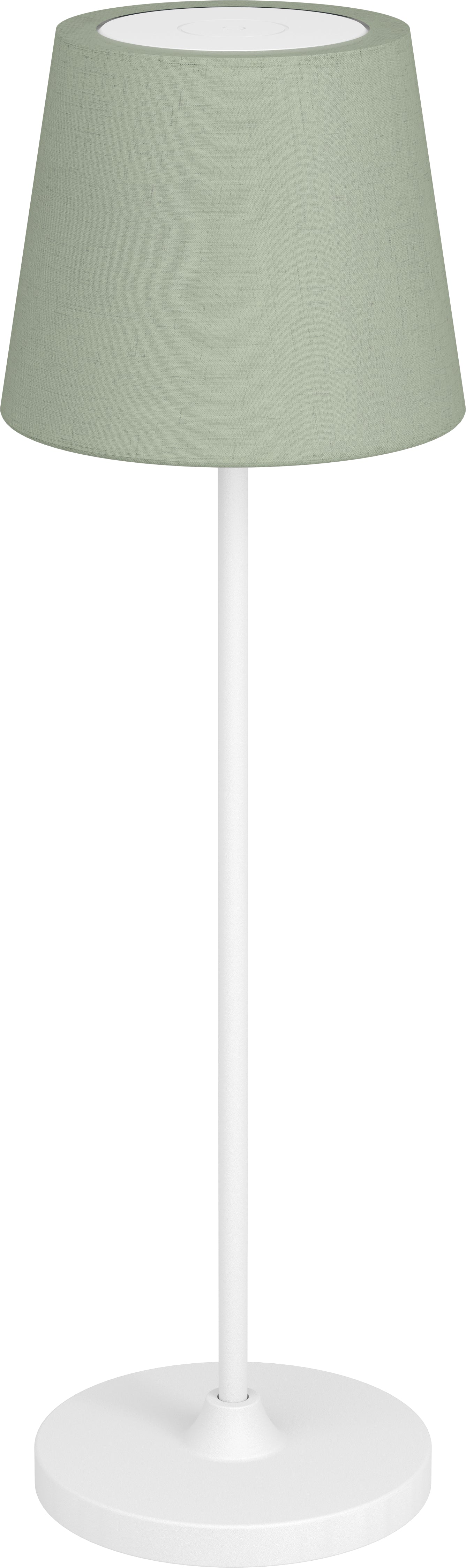 Eglo Tischleuchte Leonero 75936 – CCT 3-stufig, Touchdimmer, Akku, USB-C, Weiss