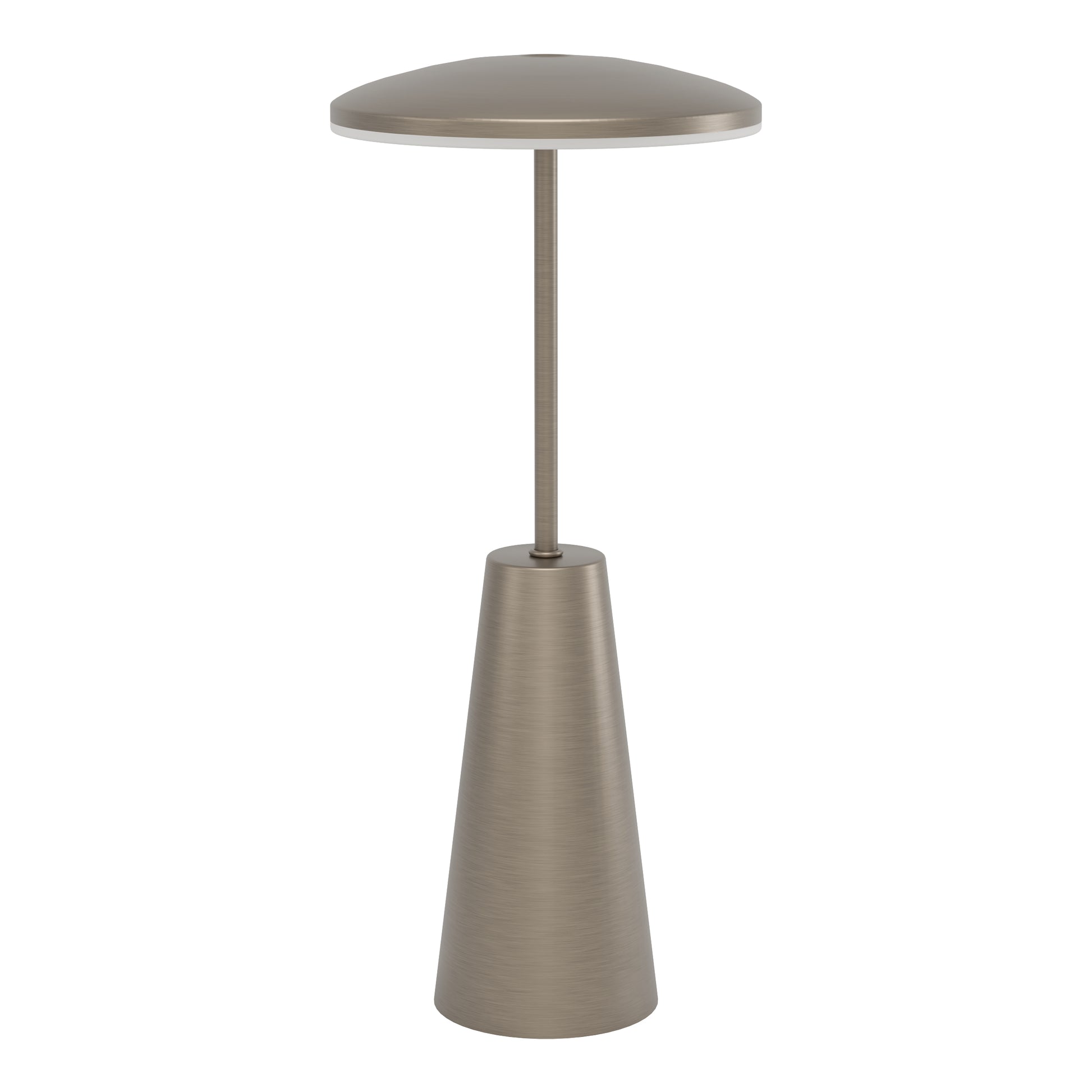 Eglo Tischleuchte Piccola – Touch-Dimmer, Akku 2600 mAh, USB-C, 14,0 cm – Bronze