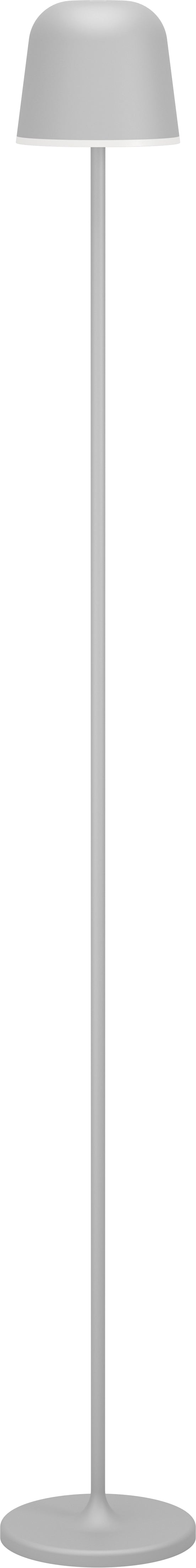 EGLO Stehleuchte Aussen – 19,5 cm – IP54 – Akkubetrieb – Touchdimmer, USB-C, bis 47 h – Grau