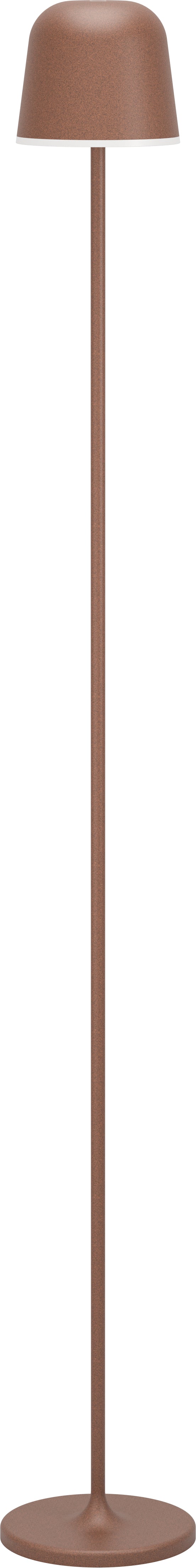 EGLO Tischleuchte Mannera-L 901751 – dimmbar, IP54, rostbraun/weiss, Akku, USB-C