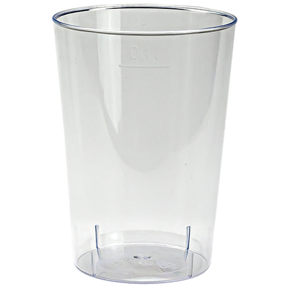 Ejs Trinkbecher Kunststoff – 1 dl, transparent – 40 Stk.