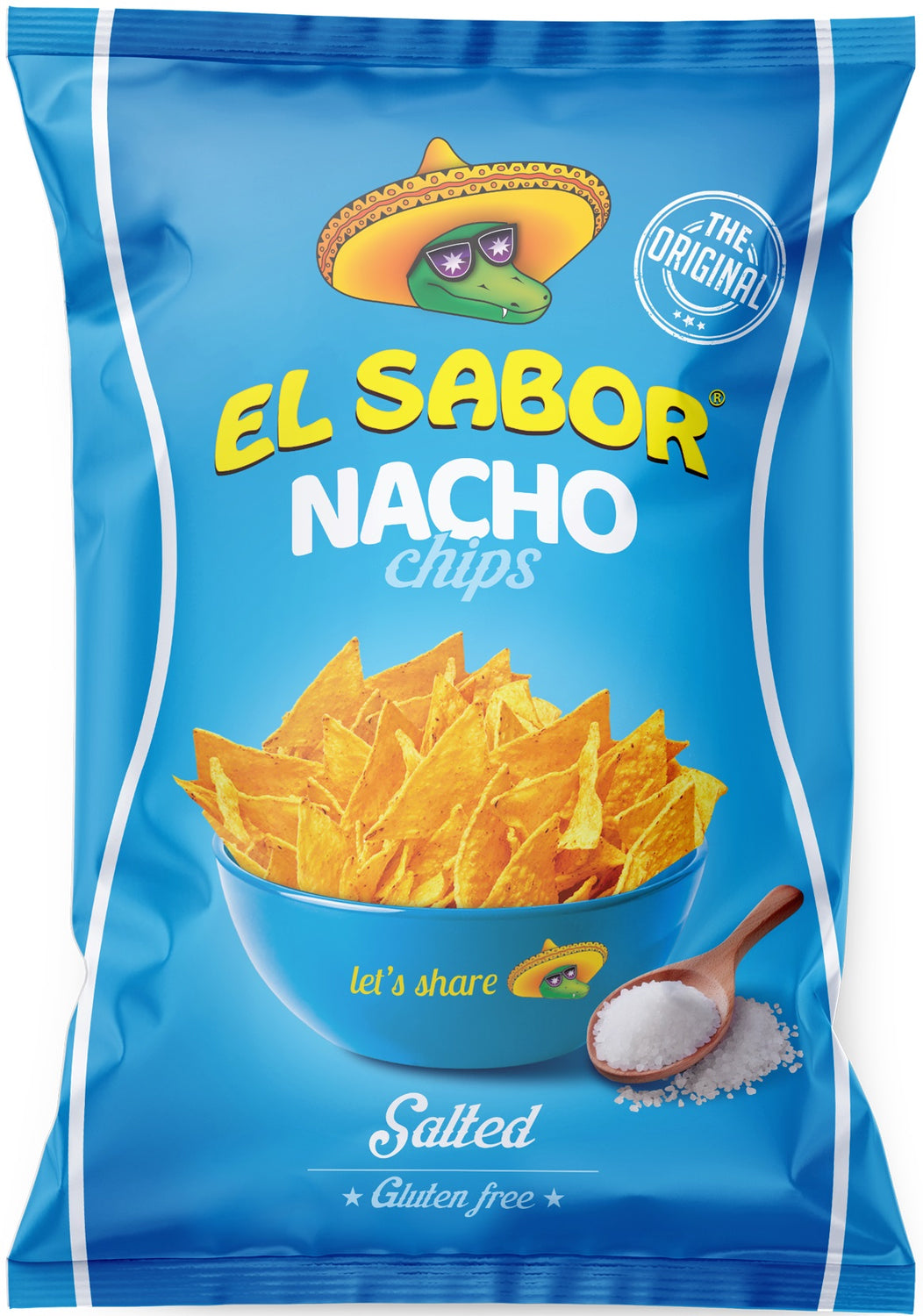 El Sabor Nacho Chips – gesalzen, glutenfrei – 110 g