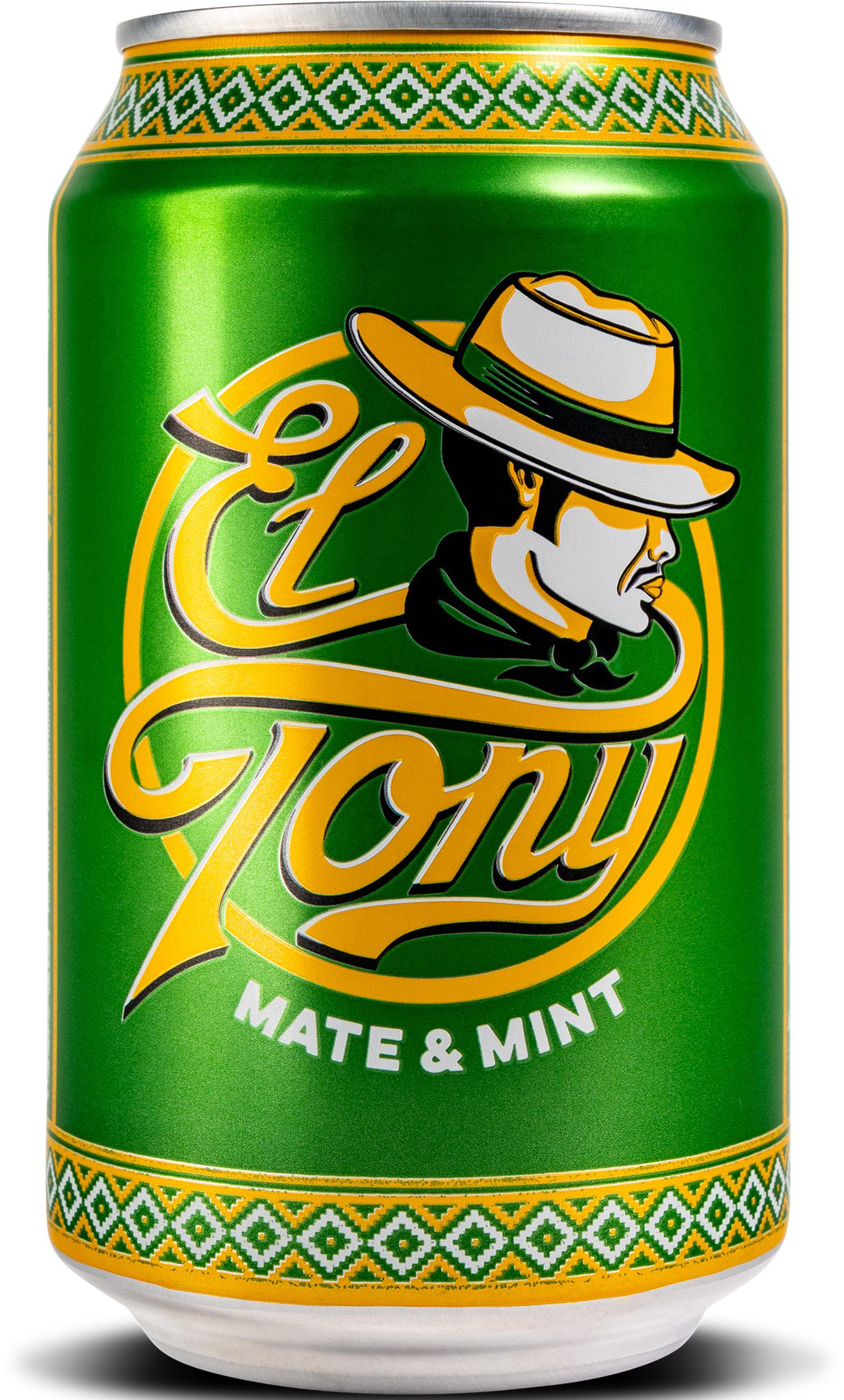 El Tony – Mate-Getränk, Mate & Minze, koffeinhaltig – 24 x 3,3 dl