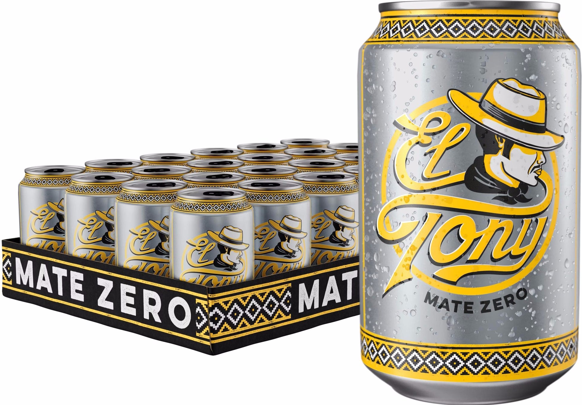El Tony – Mate-Drink Classic Zero – 24 × 3,3 dl