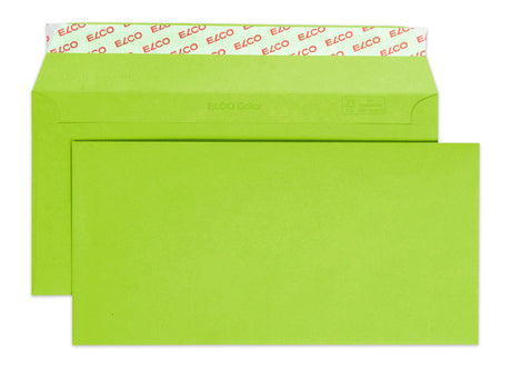 Elco Couvert C5/6, ohne Fenster, grün, 100 g/m² – 250 Stk.