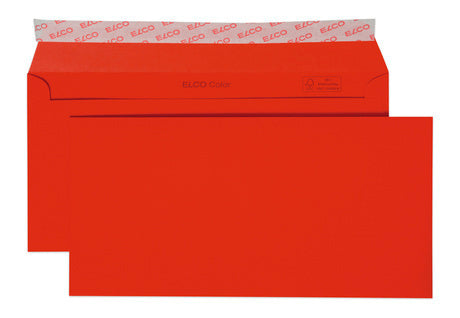 Elco Couvert C5/6, ohne Fenster, rot, 100 g/m² – 250 Stk.