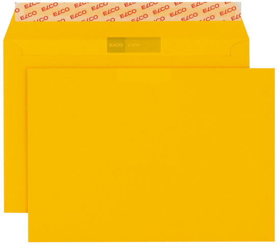 Elco Couvert C5, ohne Fenster, goldgelb, 100 g/m² – Elco – 250 Stk.