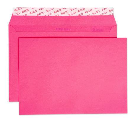 Elco Couvert 168 × 264 mm, ohne Fenster, rot, 120 g/m² – 250 Stk.