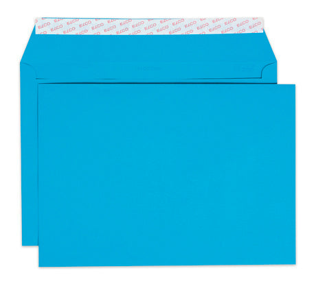 Elco Couvert C4, ohne Fenster, blau, 120 g/m² – 200 Stk.
