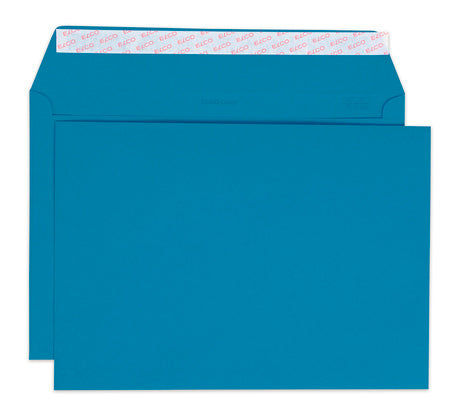 Elco Couvert 190 × 240 mm, ohne Fenster, blau, 120 g/m² – 200 Stk.
