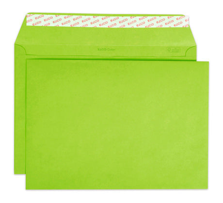 Elco Couvert C4, ohne Fenster, grün, 120 g/m² – 200 Stk.