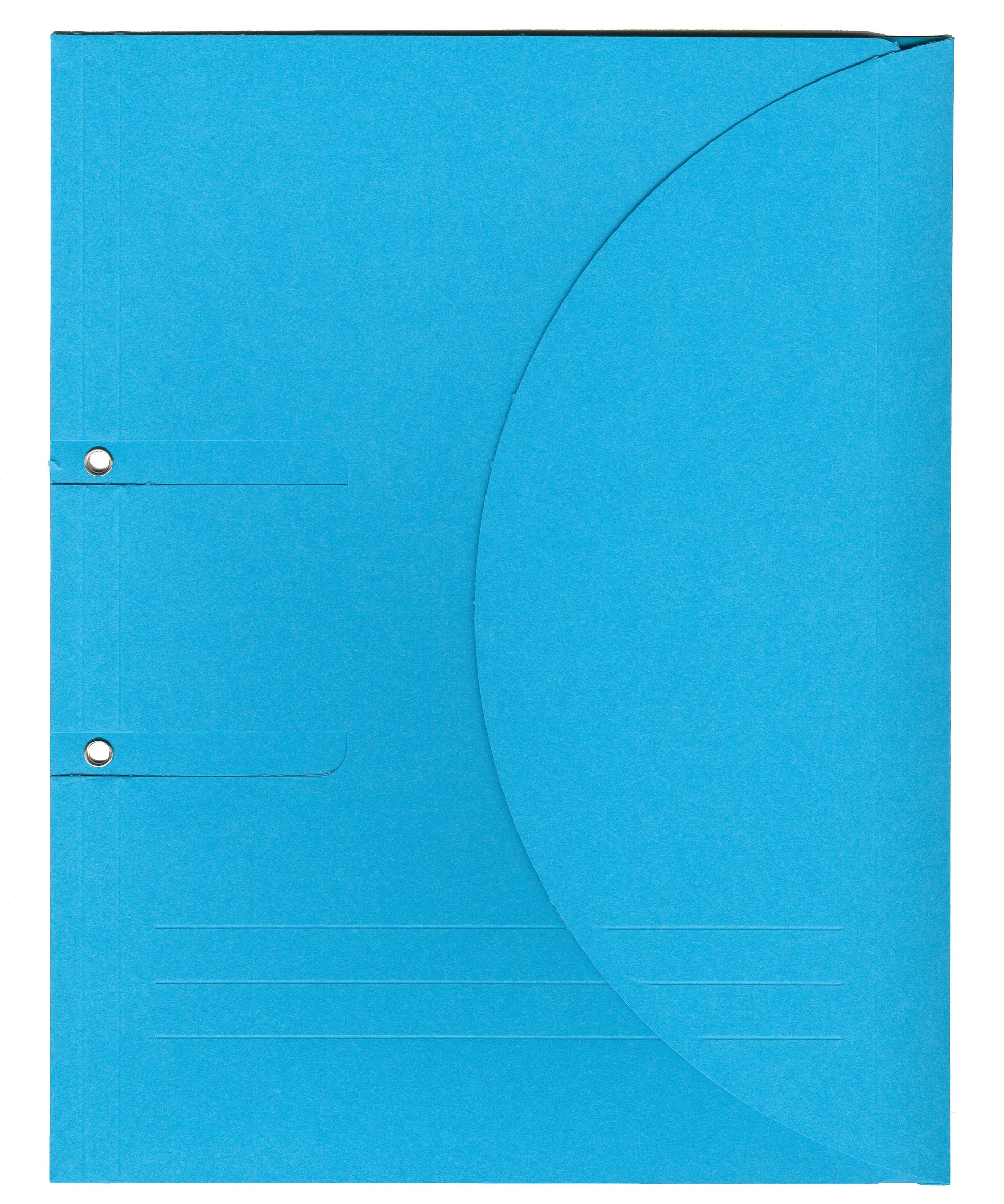 Elco Dokumentenmappe Ordo Collecto 281 × 112 × 361 mm – Klettverschluss, Karton, Blau, 2 Ösen, 10 Stk.
