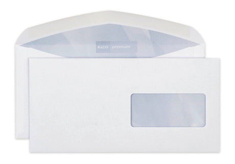 Elco Kuvert C5/6, mit Fenster, weiss, 100 g/m²