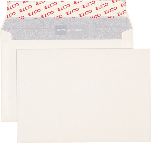 Elco Couvert C6, ohne Fenster, selbstklebend, naturweiss, 100 g/m² – 500 Stk.