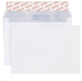 Elco Couvert C6, ohne Fenster, selbstklebend, hochweiss, 100 g/m², mit Innendruck – 500 Stk.