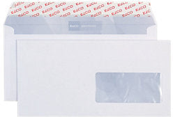 Elco Couvert C5/6, Fenster rechts, Haftklebung, hochweiss, 100 g/m² – 500 Stk.