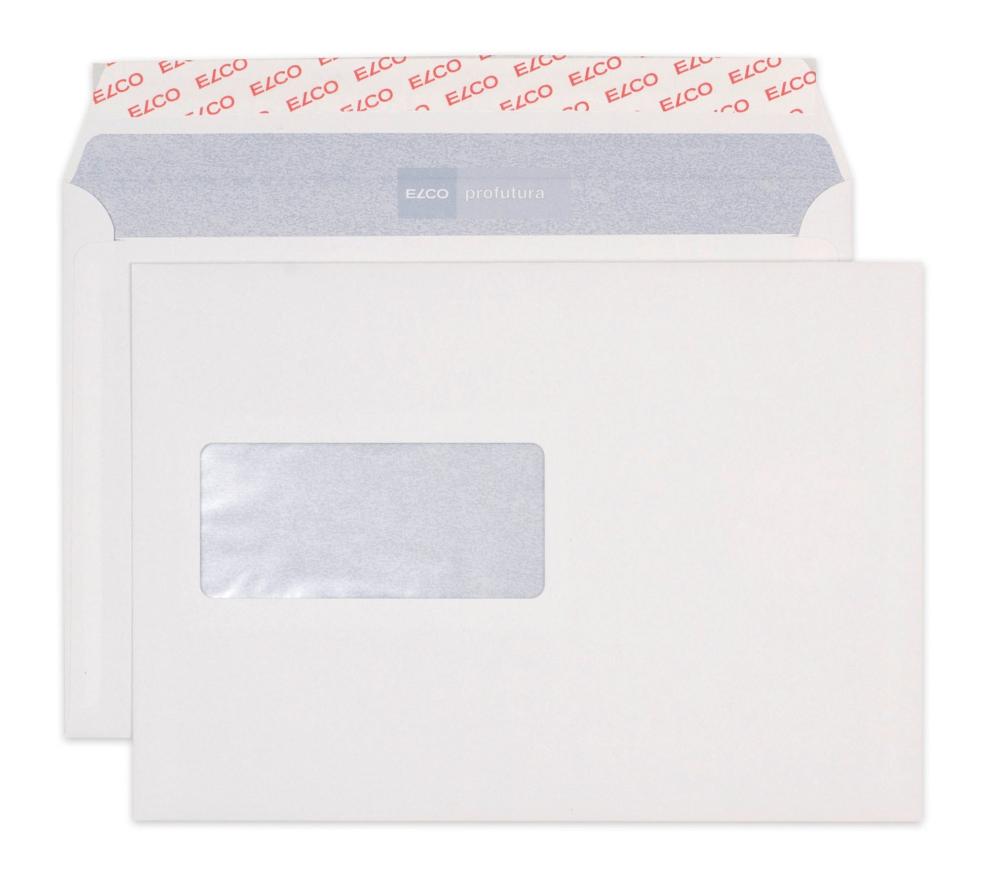 Elco Couvert C5, Fenster links, selbstklebend, naturweiss, 100 g/m² – 500 Stk.