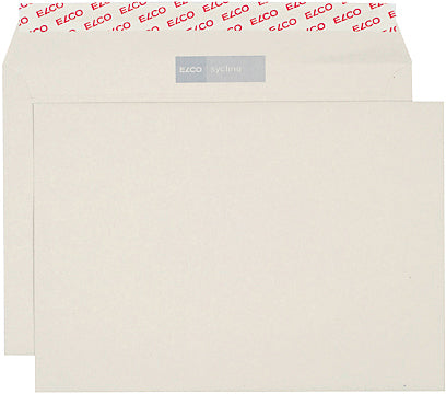Elco Kuvert C5, ohne Fenster, Haftklebung, grau, 80 g/m²