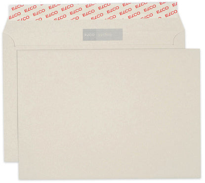 Elco Couvert C5, ohne Fenster, selbstklebend, grau, 100 g/m² – 500 Stk.