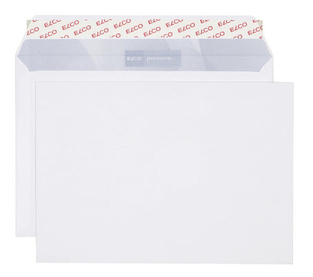 Elco Couvert C5, ohne Fenster, selbstklebend, hochweiss, 100 g/m², mit Innendruck – 500 Stk.